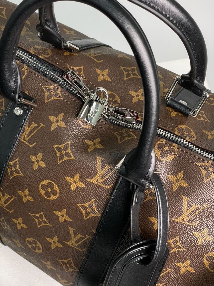 Torebka Louis Vuitton Keepall Bandouliere Brown Canvas
