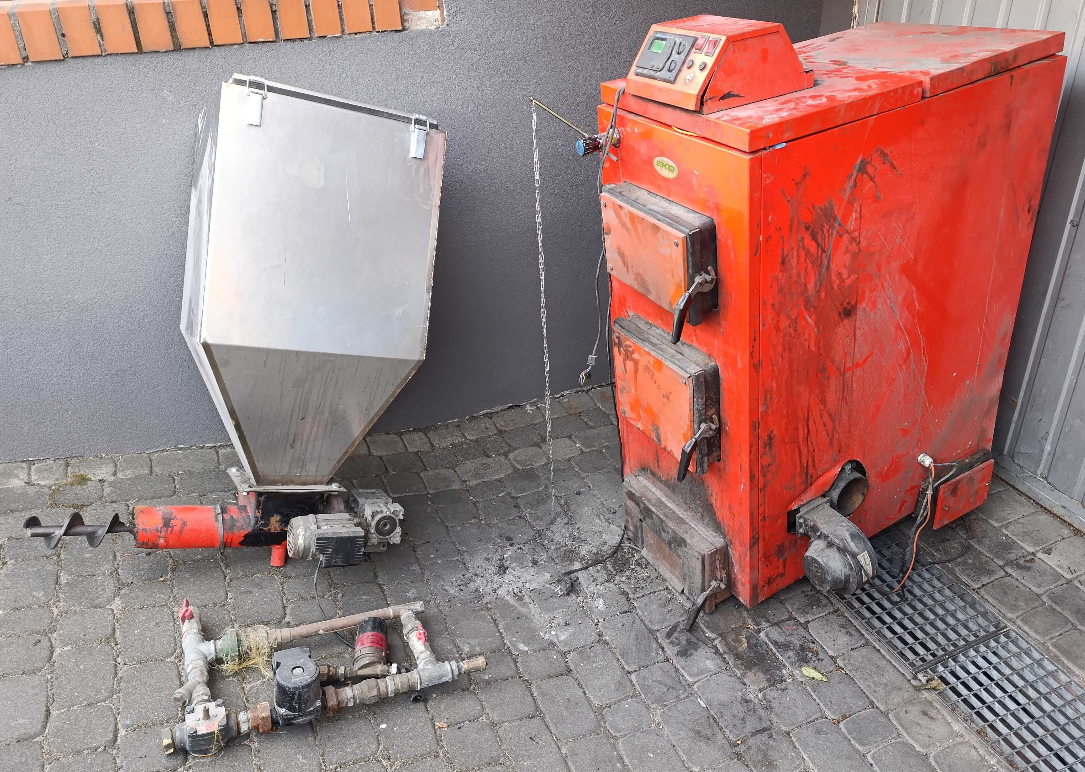 części do pieca NA EKOGROSZEK pelet z podajnikiem EKOCENTR 25KW