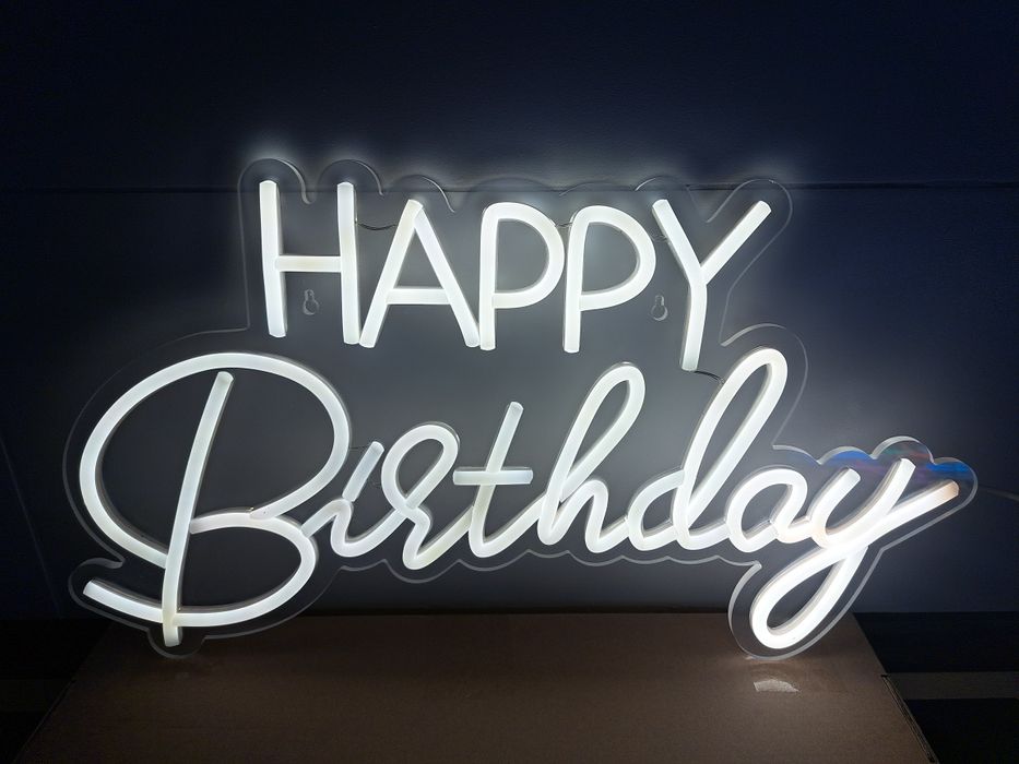 Napis led Happy Birthday
