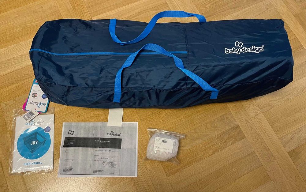 Kojec dziecięcy Baby Design + moskitiera.
