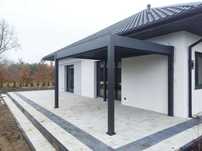 Pergola Tarasowa Aluminiowa Zadaszenie Tarasu cała Polska 300x491