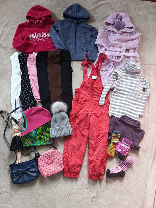 Пакет одягу 5-6-7 років дівчинка