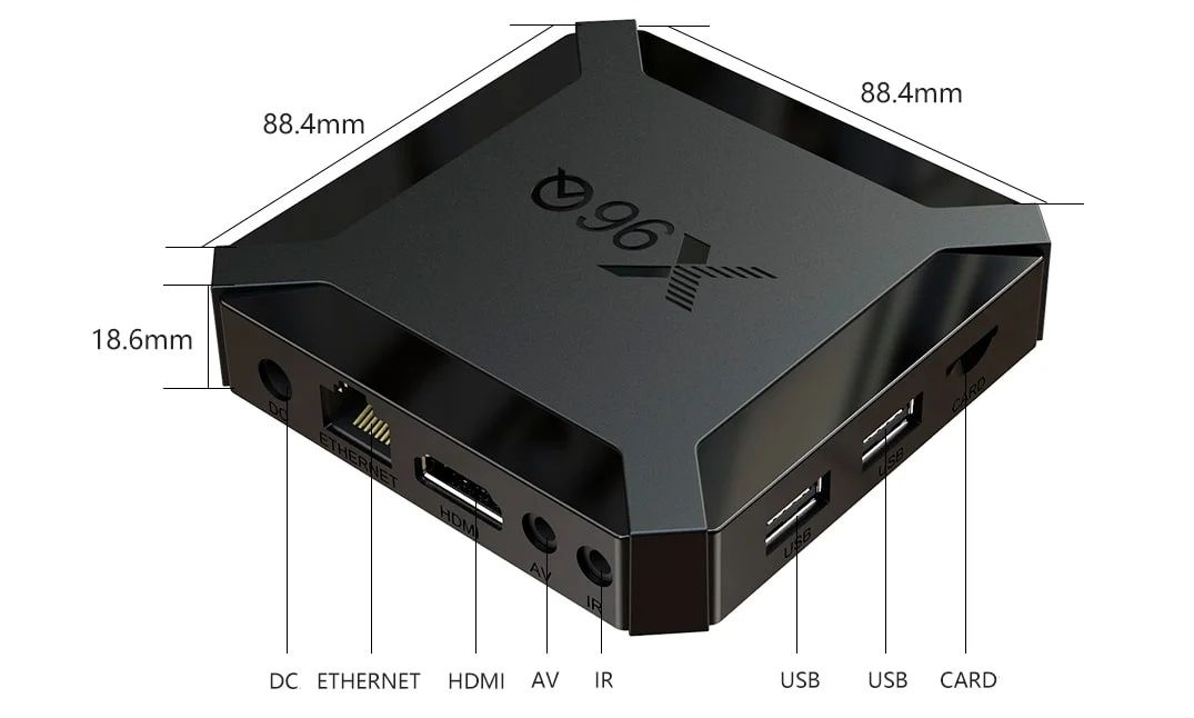 X96Q 2GB 16GB Android 10.0 TV Box SMART TV СМАРТ ТВ приставка