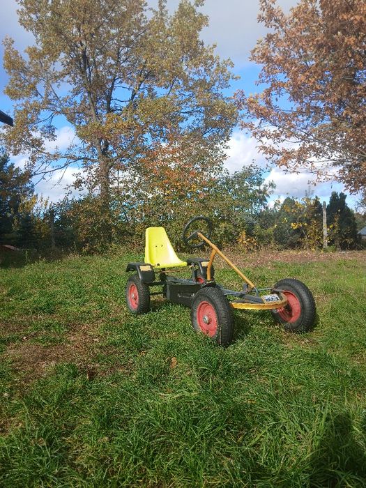 Gokart Berg na pedały – żółty, stan dobry