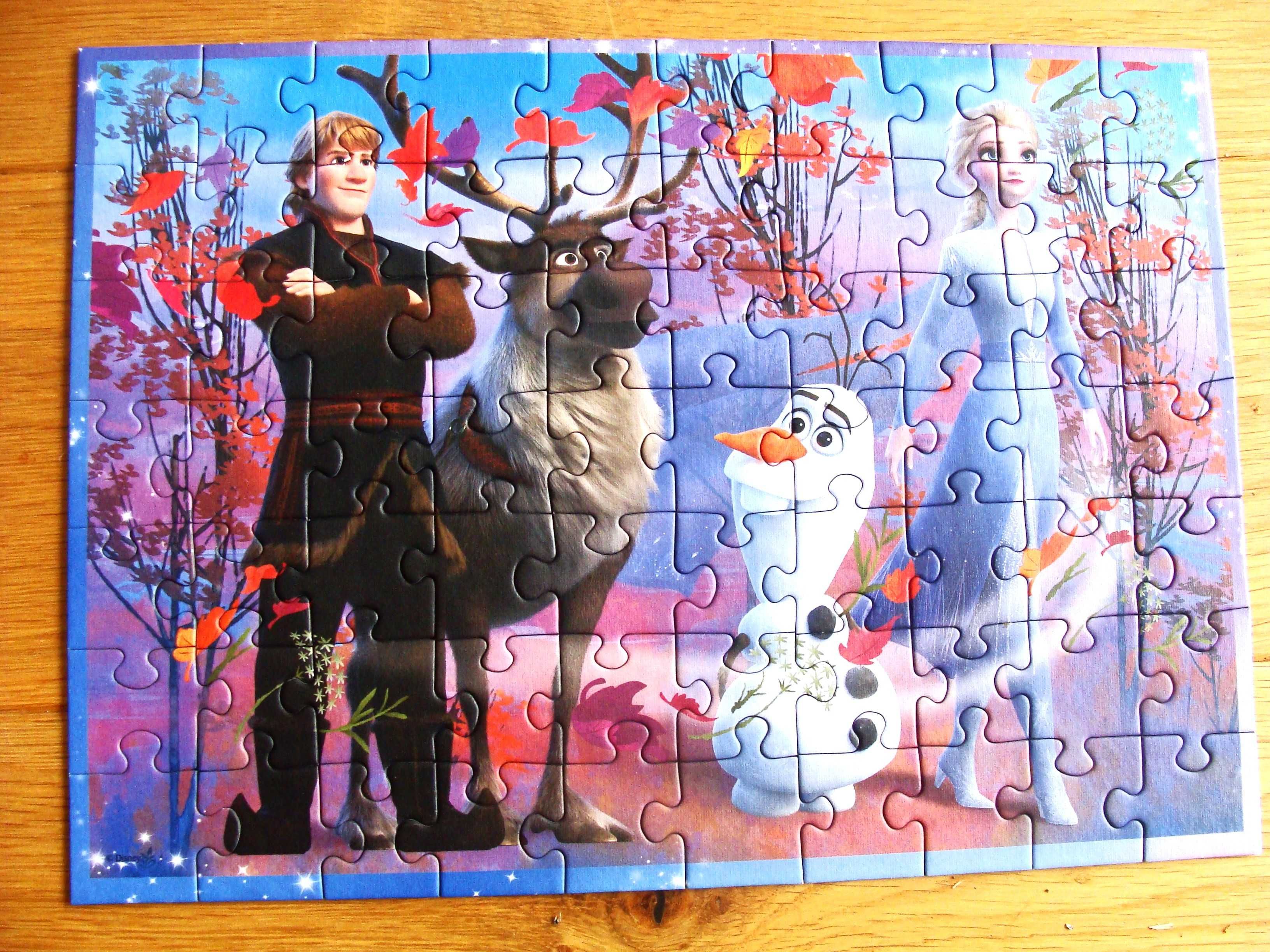 Puzzle - Trefl - Frozen II - Elsa - 34323 - 4 w 1 - jak nowe