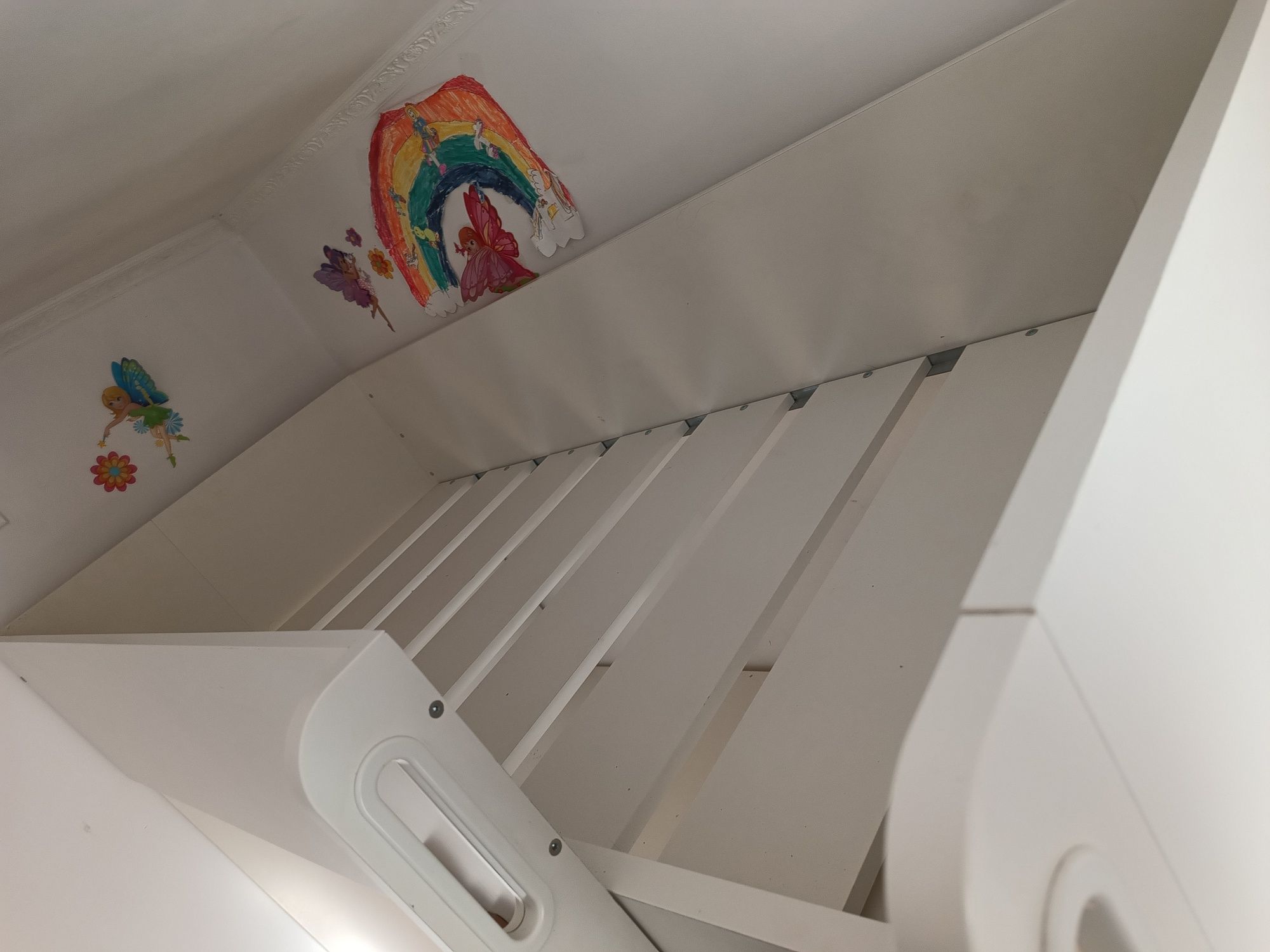 Łóżko piętrowe Ikea Smastad z biurkiem