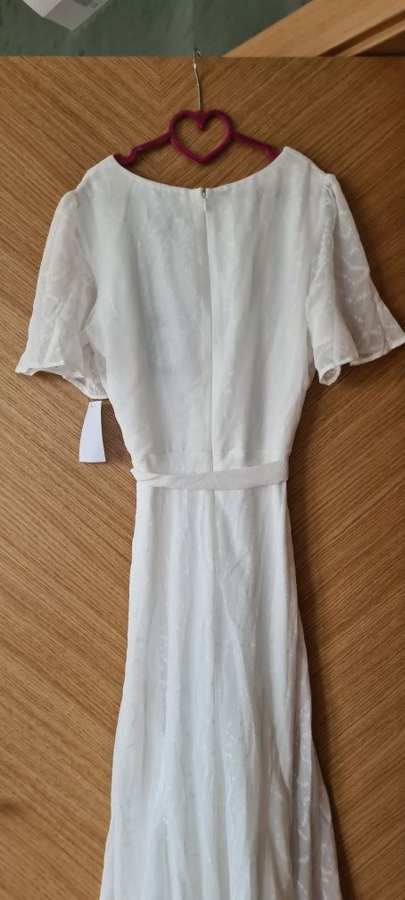 Sukienka biała DKNY nowa 34 XS komunia chrzest