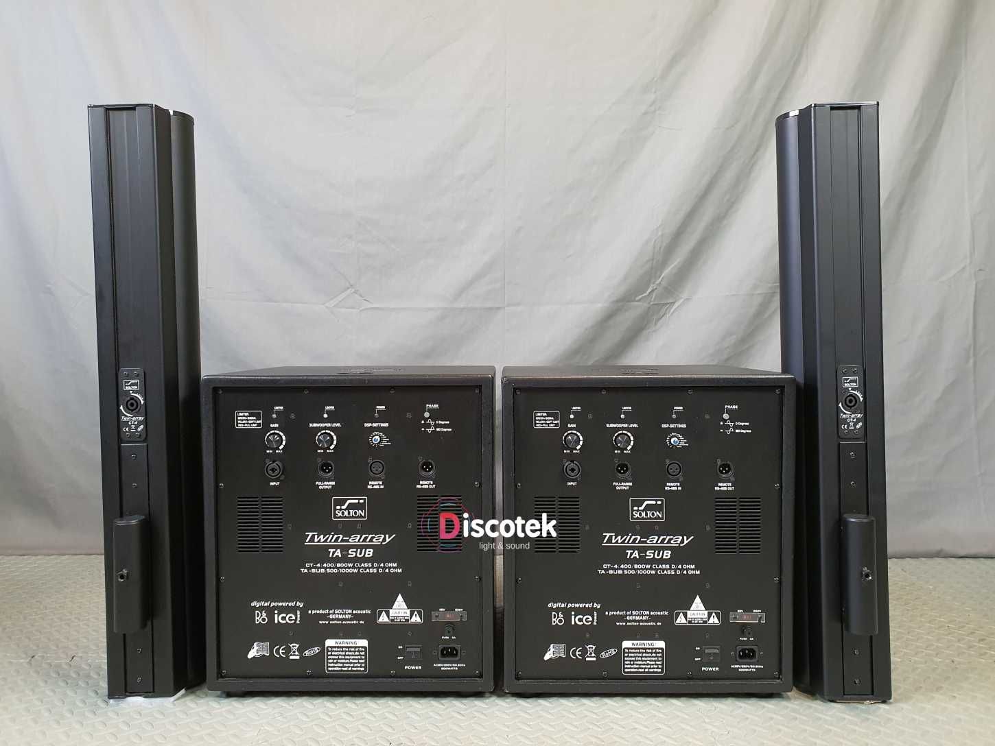 Solton Twin Array 12 | 1,8 kW | Aktywny | Pokrowce | HK-Audio, RCF