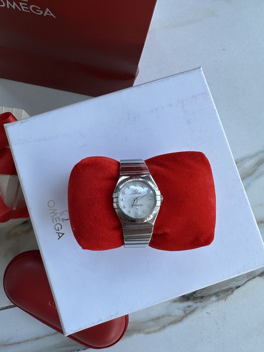 OMEGA Constellation damski kupiony w salonie w PL komplet z pudełkiem