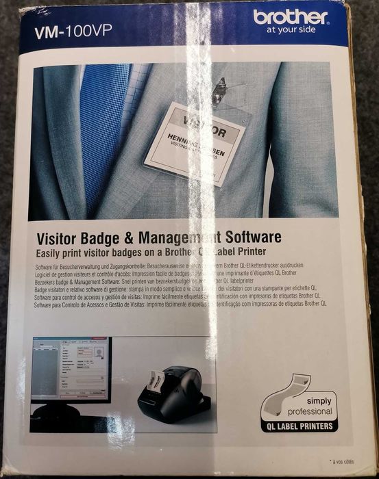 Kit sistema crachás de visita Brother