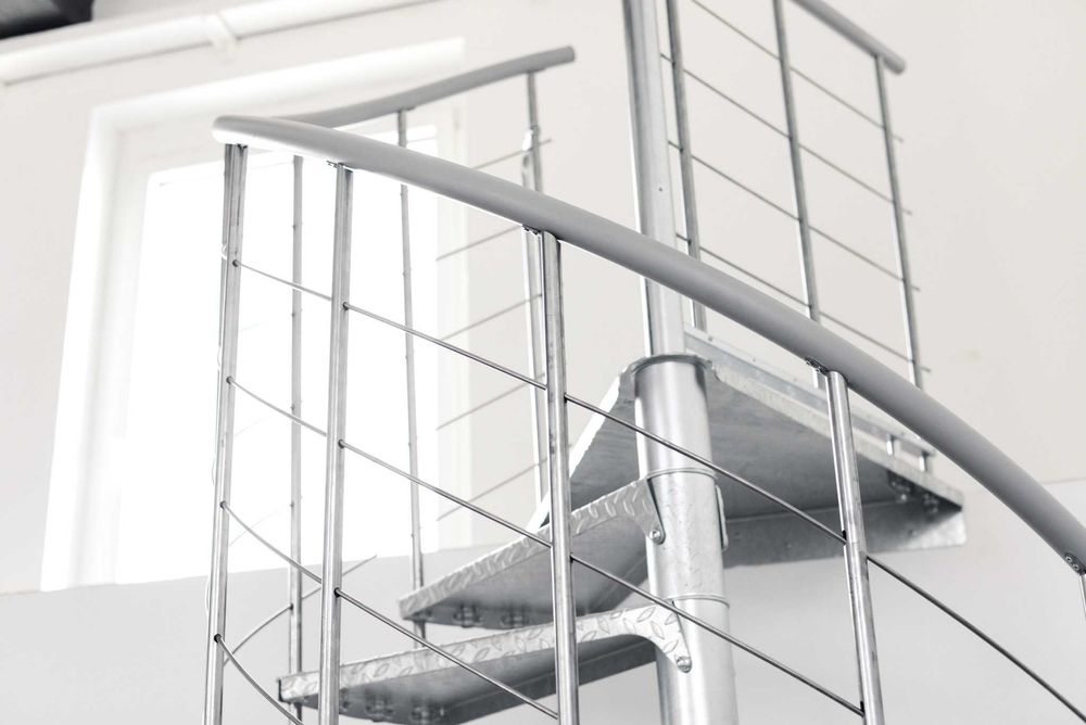 Schody spiralne, zewnętrzne SPINO ZINK Smart/ fi 180 cm