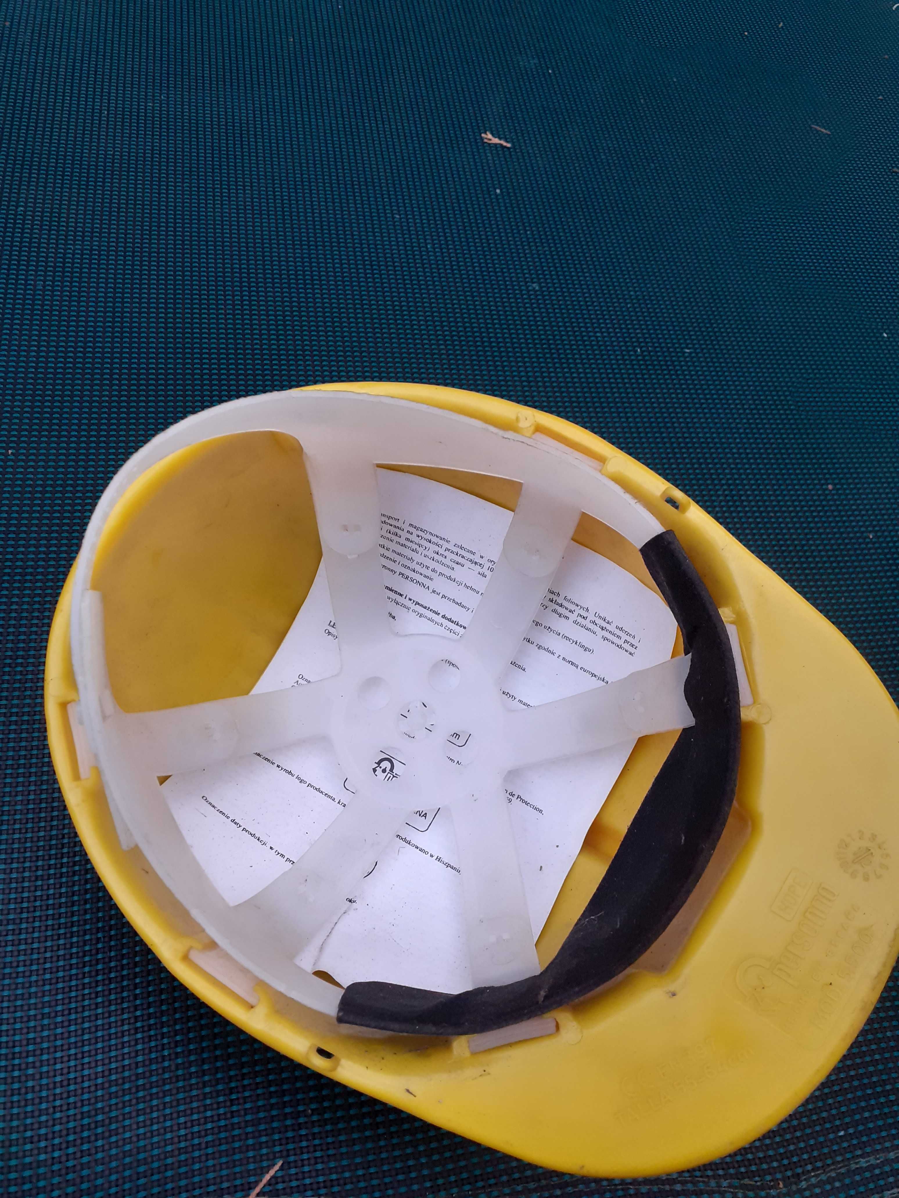 Kask ochronny budowlany bhp roboczy nowy