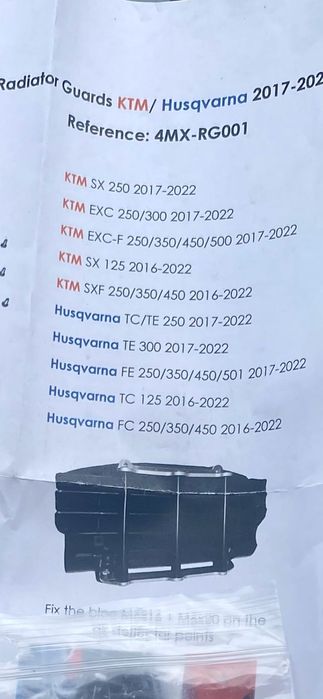 Proteção de radiadores 4mx