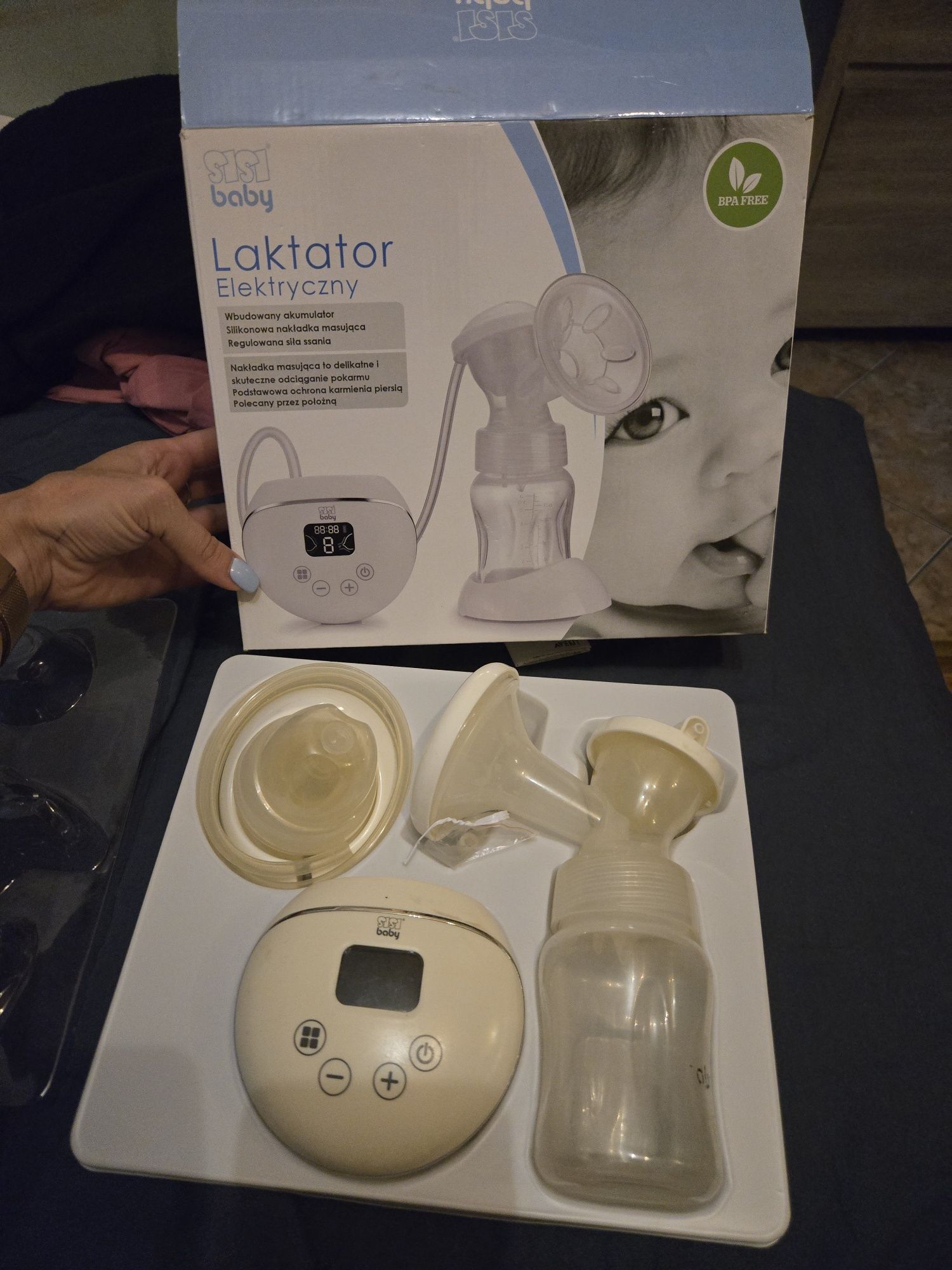 Laktator elektryczny Sisi baby akumulator regulacja siły