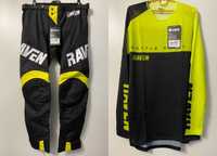 Strój Raven Verve Black Lime mx (cross,quad,enduro,mtb)