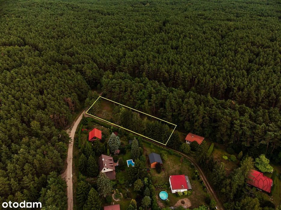 Działka zabudowana -Twój pasywny domek w sercu lasu
