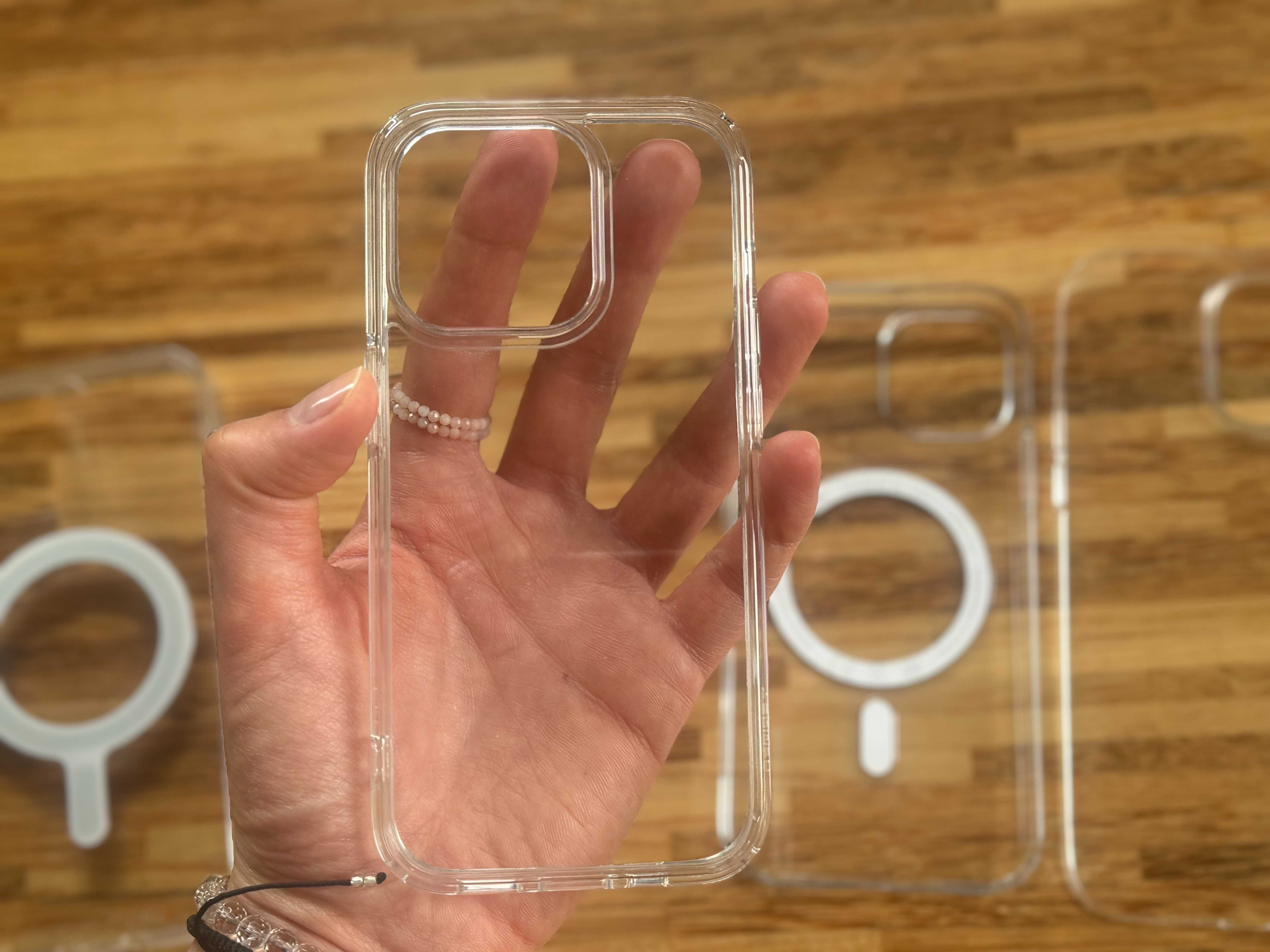 Etui iPhone Pro Max 4 sztuki Megasafe crystal 14 13 zestaw okazja