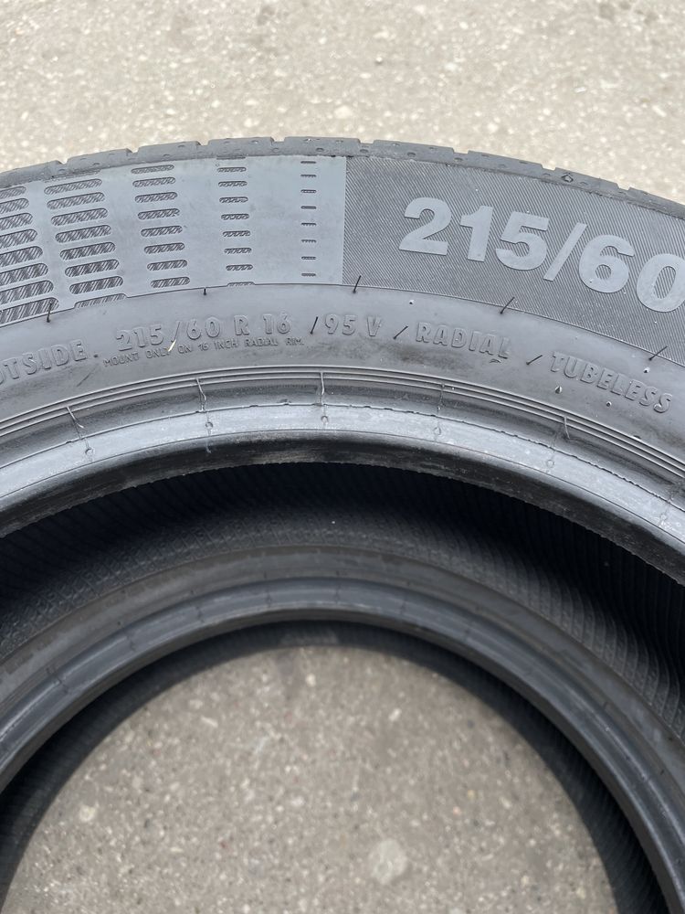 Opony Continental 215/60r16 95V Conti Eco Contact 5 - 2szt letnie 7mm