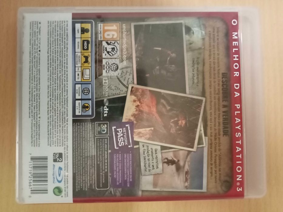 Jogo PS3 original Uncharted 3 Drake's deception