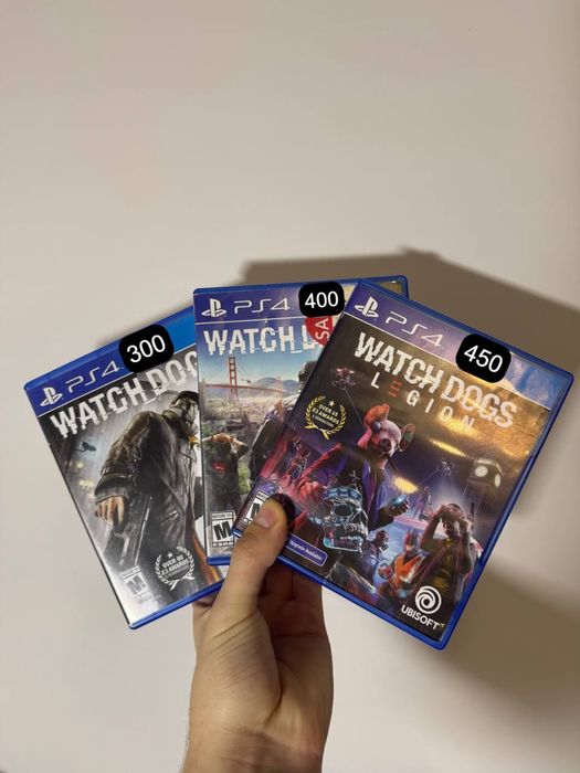 Диски Watch dogs для playstation 4/5. PS4