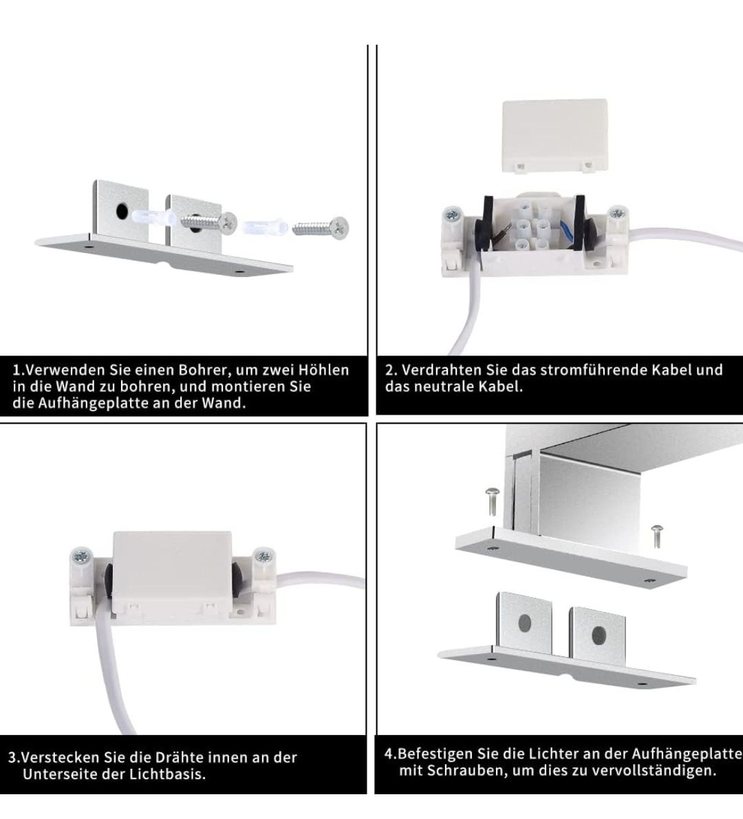 Lampa łazienkowa LED 2 w 1