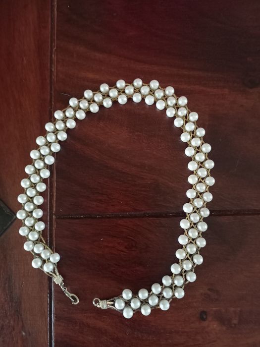 Naszyjnik imitacja pereł