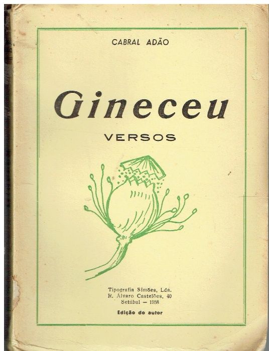 9687 Gineceu - Versos de Cabral Adão / Autografado