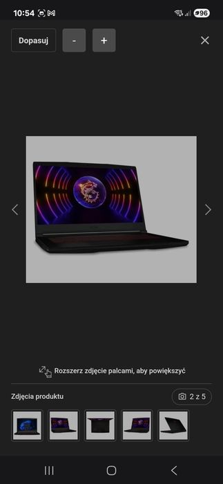 Laptop geimingowy