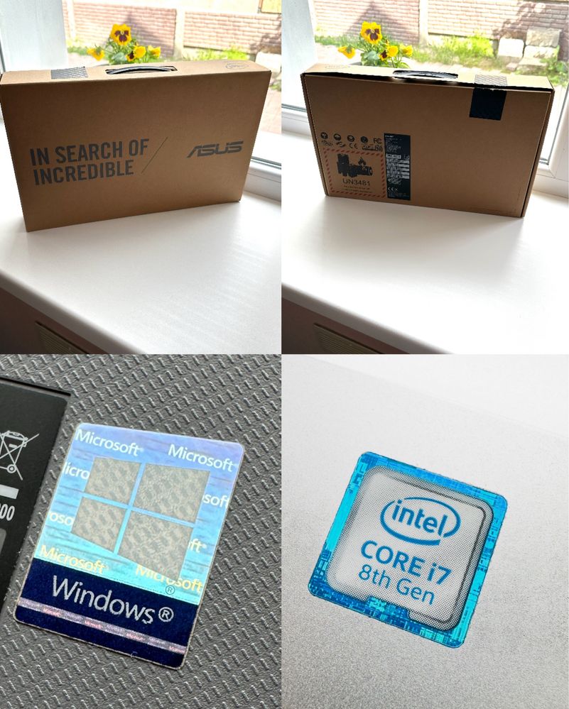 ‼️Asus‼️i7-8th/1TB+256GB/IPS/12GB/Лицензия Windows / Ноутбук .