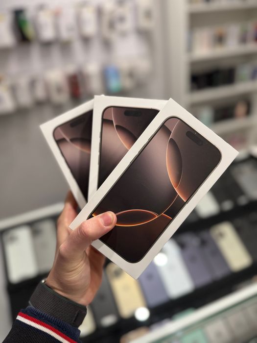 NOWY iPhone 16 PRO MAX 256 GB • Desert Titanium • GWARANCJA • plomba