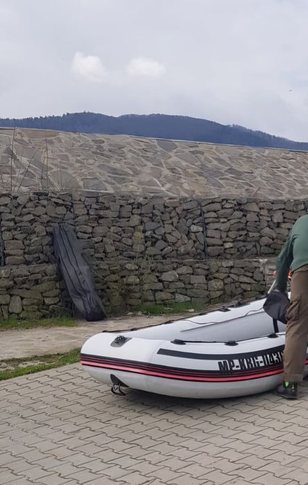 Ponton Elling pilot 370 kil twardapodloga, bardzo dobry stan + dodatki