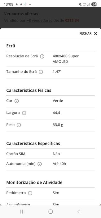 Galaxy Watch 7 44mm BT Verde