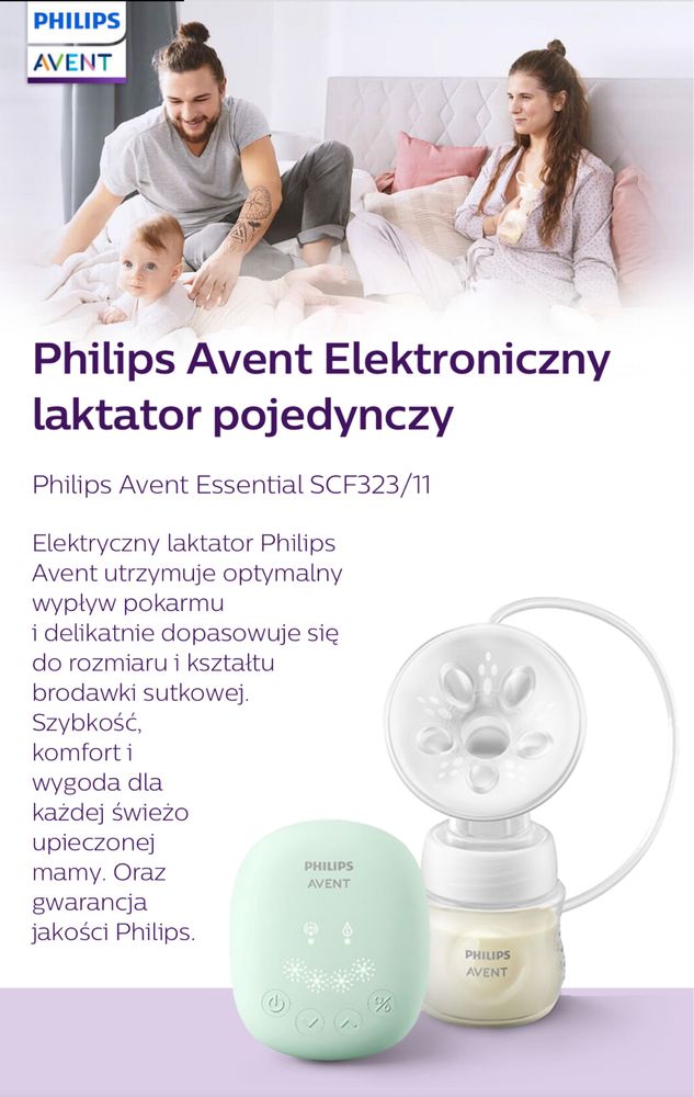 Laktator elektroniczny Philips Avent