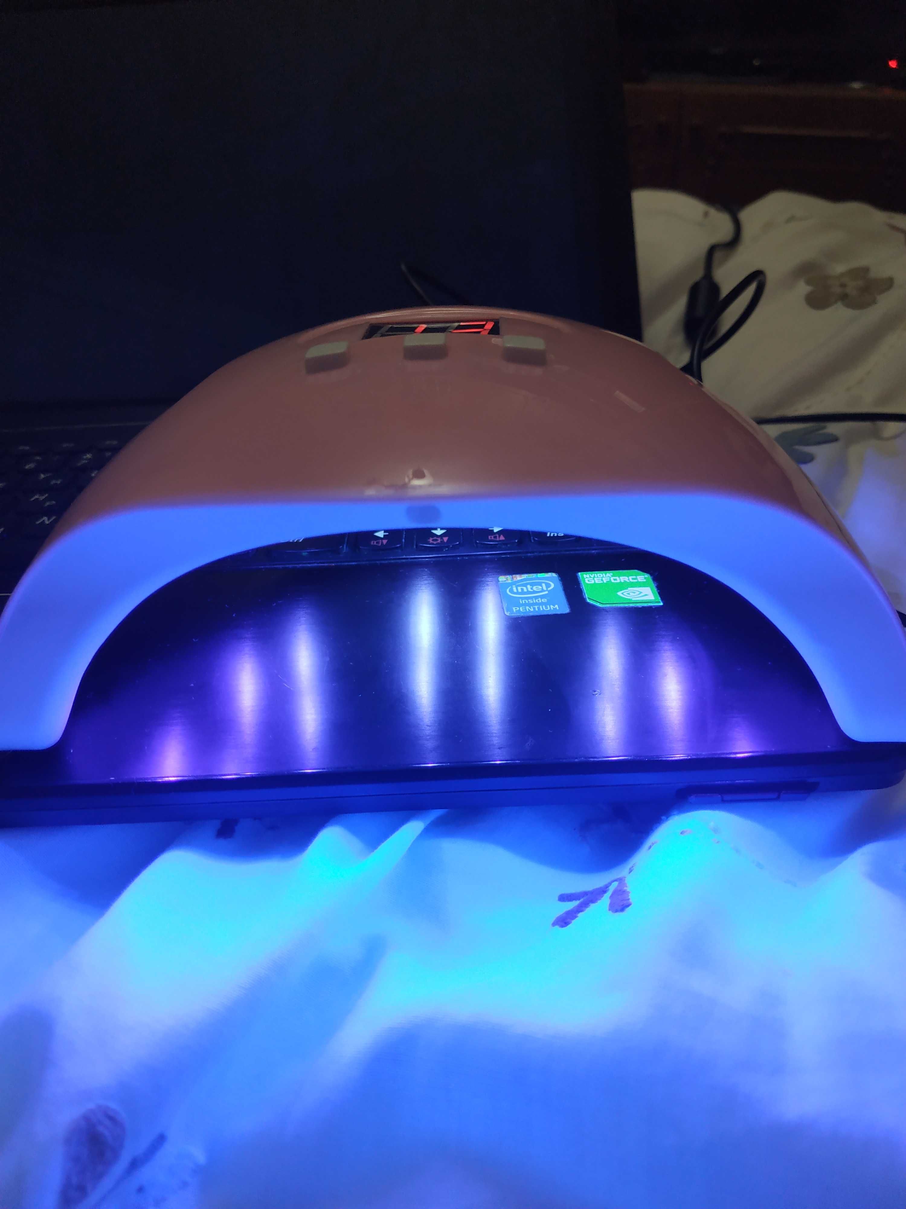 Юсб лампа для сушки гель лаку usb  UV+LED лампа SUN 5  18 світлодіодів