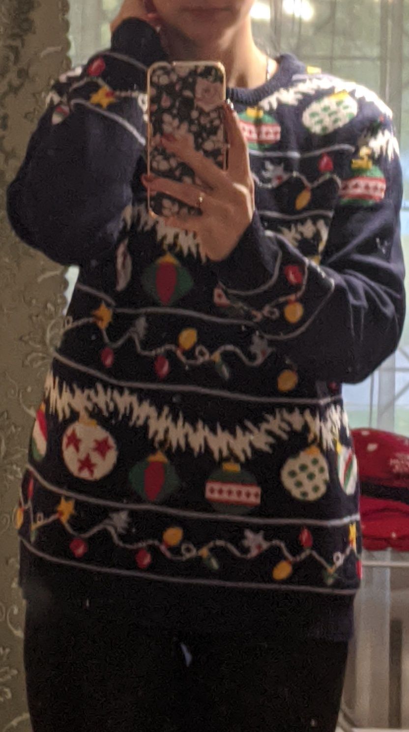 Чоловічий новорічний светр