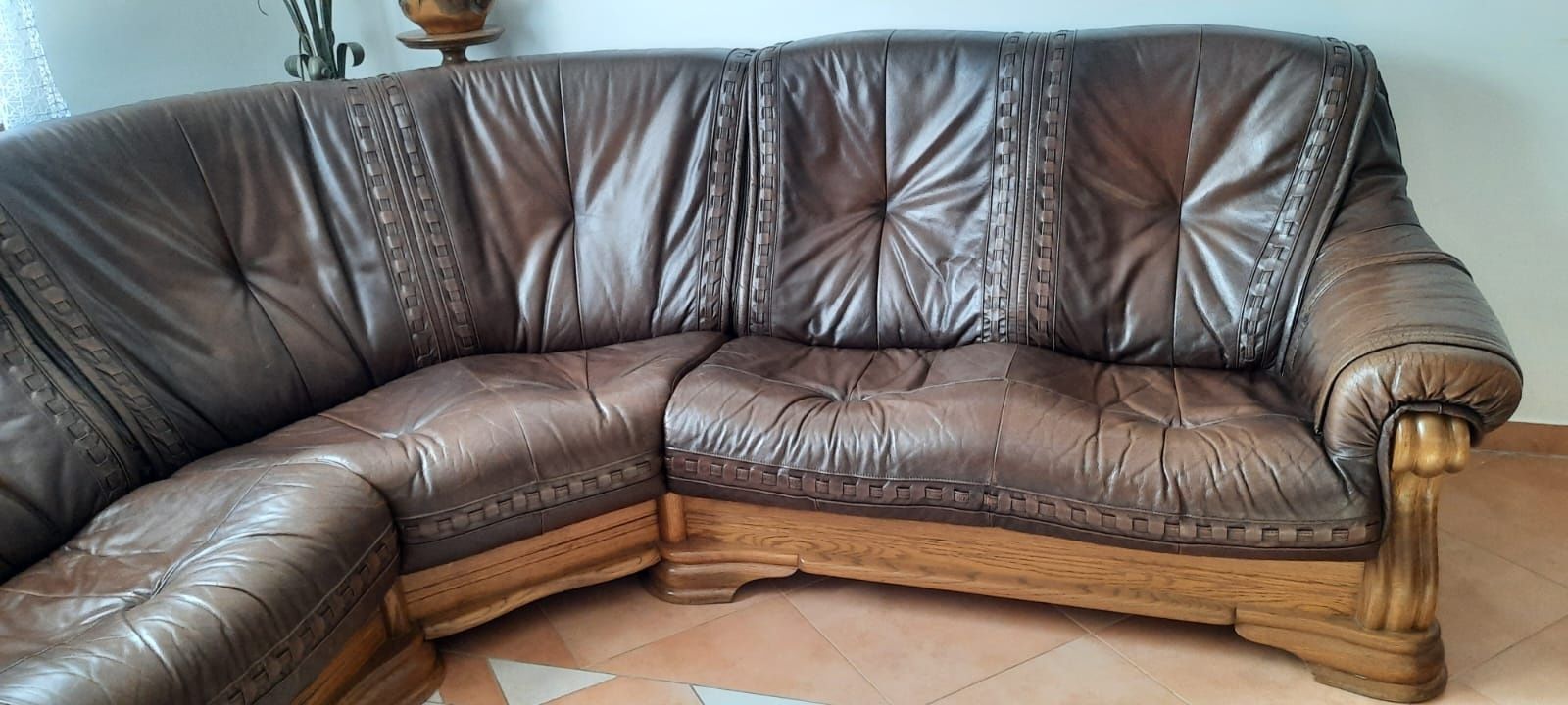 Narożnik skórzany