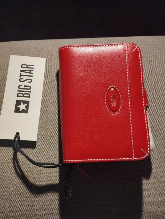 Portfel skórzany i marynarka  Big Star