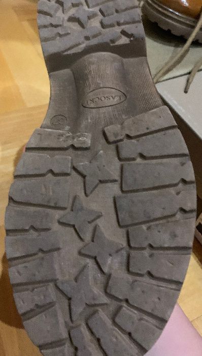 Brązowe trzewiki Buty Lasocki 37 botki trapery nubuk skóra zima camel