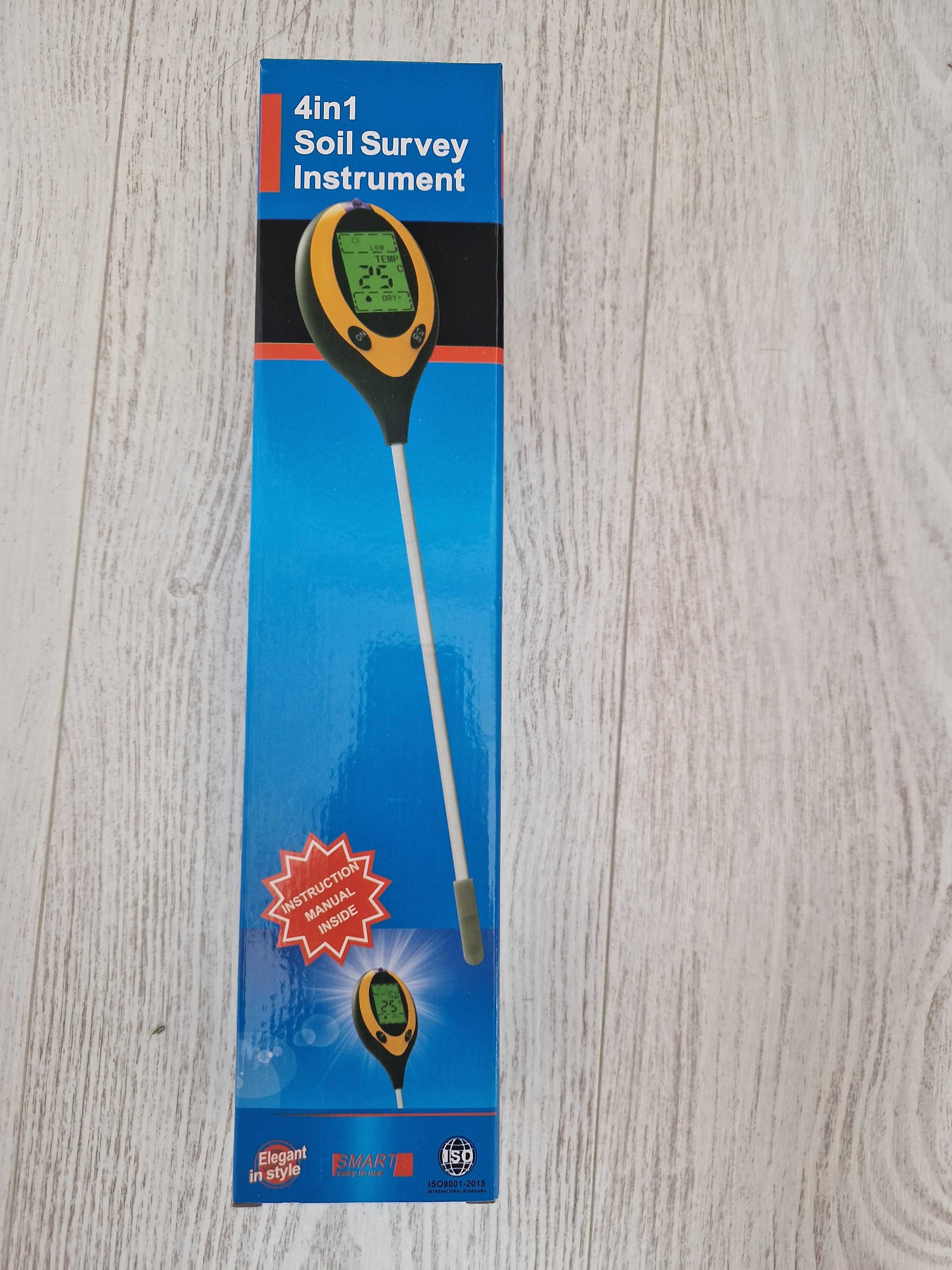 Tester miernik PH ziemi kwasomierz glebowy 4 w 1