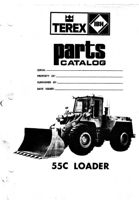 Katalog części Terex 55 C