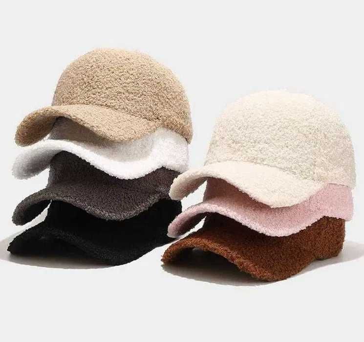 Кепка Тедді, кепка на зиму, кепка з овчини, стильна жіноча кепка