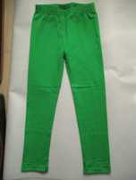 Legginsy getry leginsy długie bawełniane zielone 116