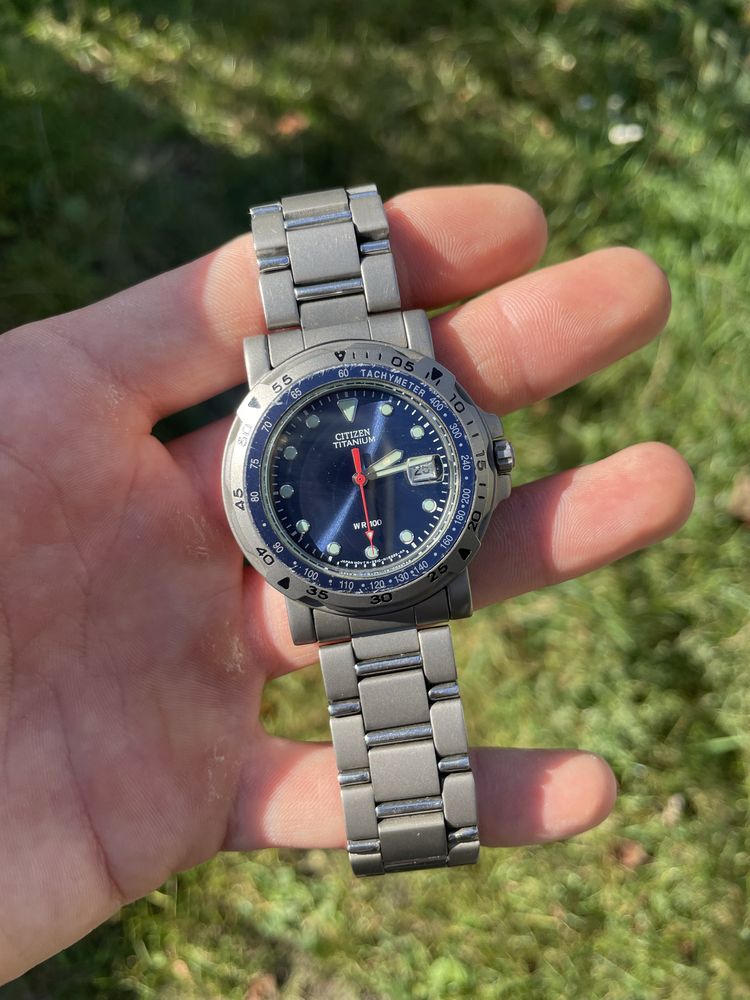 Citizen Titanium WR100 квітень 1999 року Чоловічий годинник