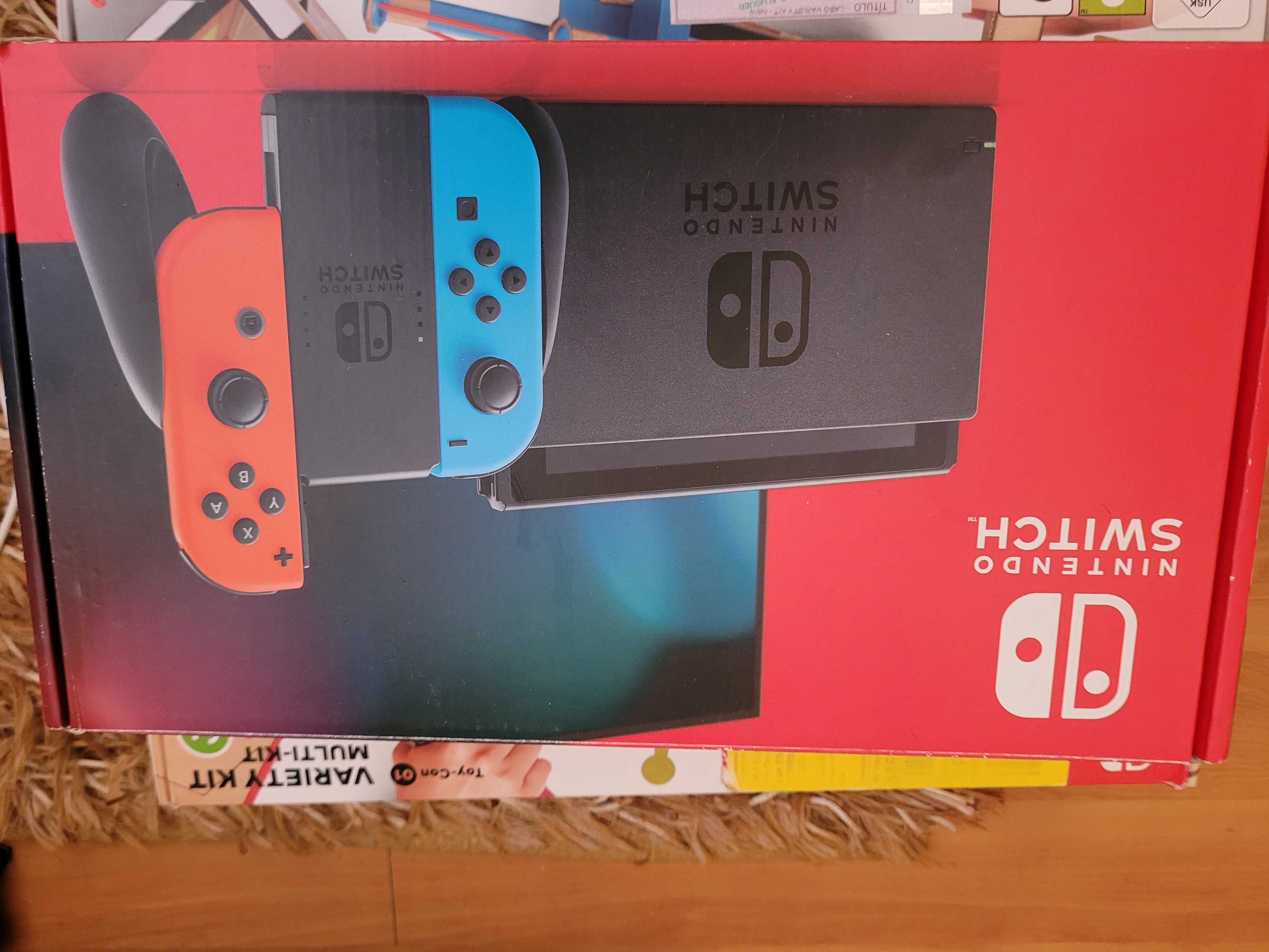Nintendo switch com 3 jogos