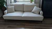 Sofa kanapa 3-osobowa beżowa welur