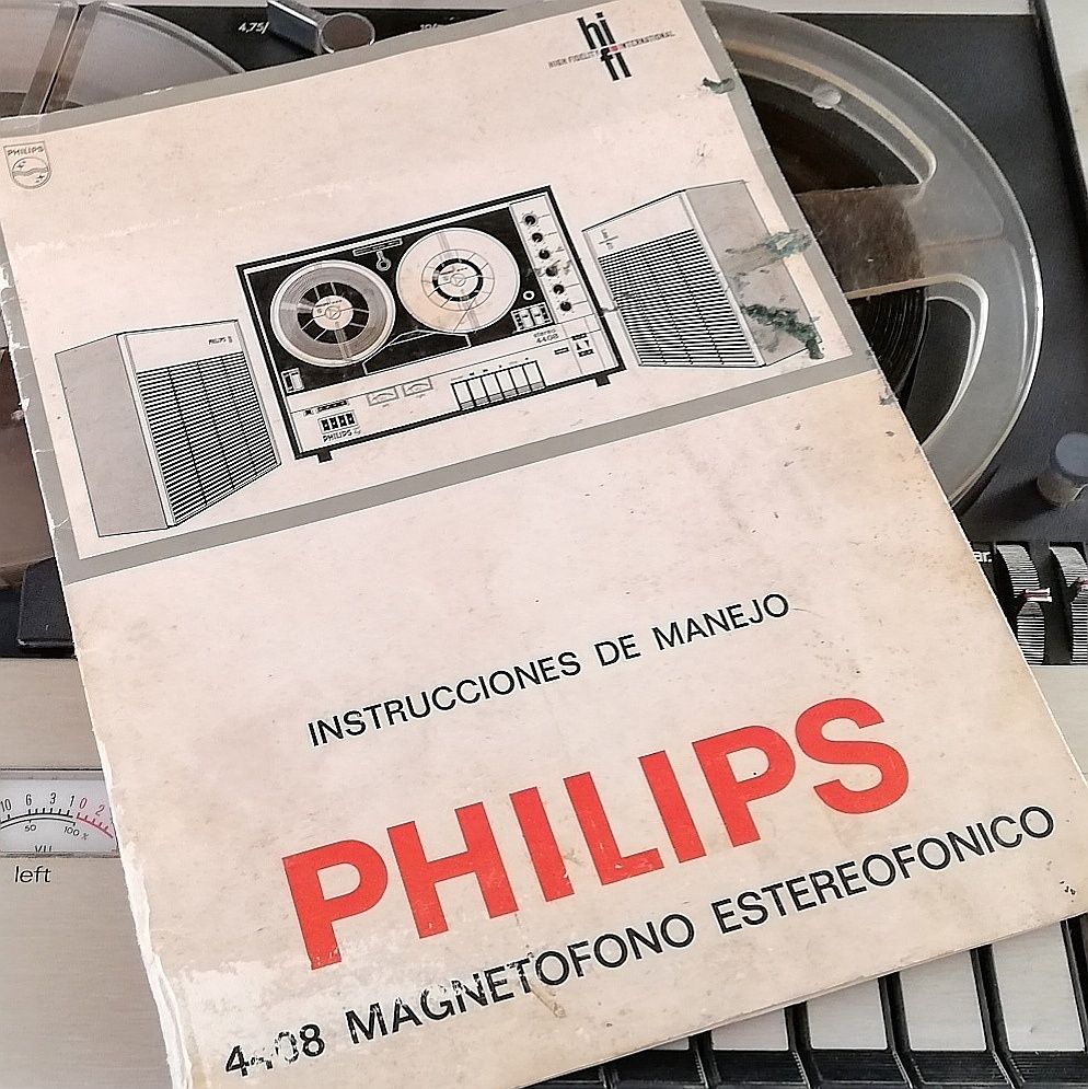 Gravador/Leitor de bobines Philips Stereo 4408