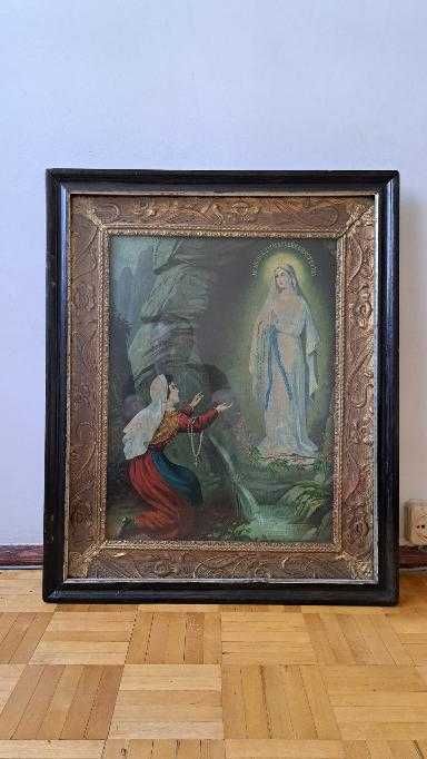 Obraz objawienie Matki Bożej w Lourdes