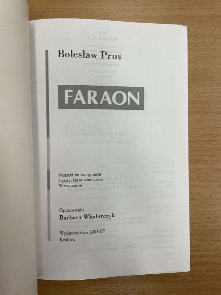 Faraon Bolesław Prus