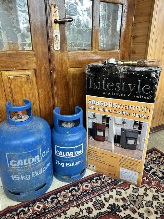 Обігрівач на газу / 2 балони / перехідних для заправки балонів