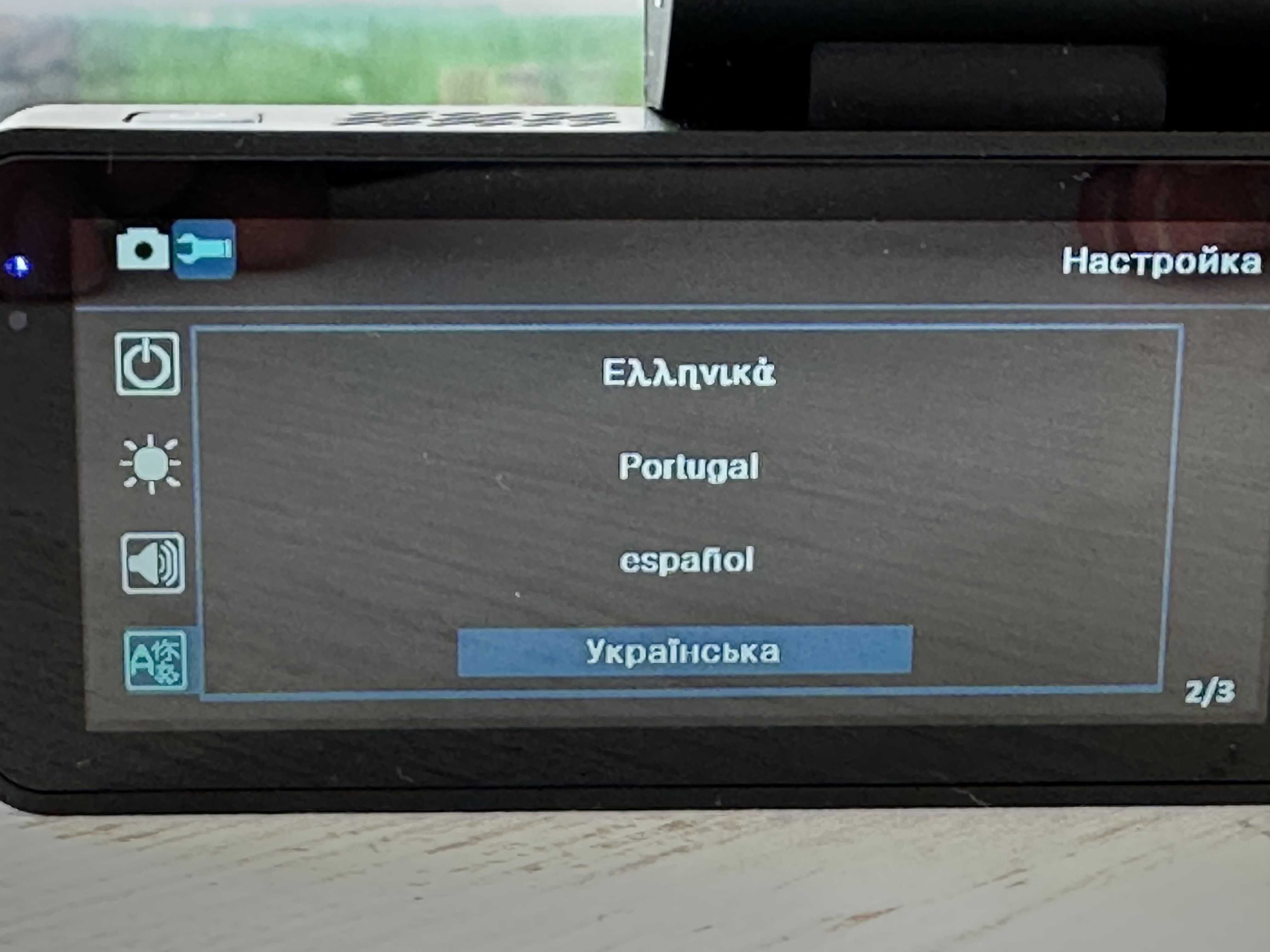 Видеорегистратор HOCO DV12 2K GPS задняя камера дисплей 3.69" WiFi